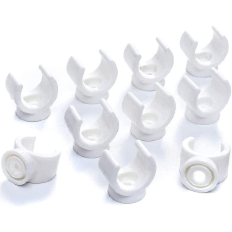Noa Store حاملات أنابيب PEX 1/2 بوصة من متجر نوا 130 قطعة | مشابك أنابيب المياه PVC U-Hook | مشابك دعم الأنابيب PEX-AL-PEX - Image 1